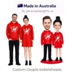 Romantic Valentines Gift Couple in Red Custom Bobblehead - Personalized Gifts For All Occasions Gift Supplier Romantic Valentines Gift – Couple in Red Custom Bobblehead