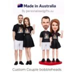 Unique Valentines Gift – Waving Lover Custom Bobblehead with Engraved Text