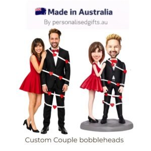 Valentine’s Day Gift Love Game Custom Bobblehead with Engraved Text