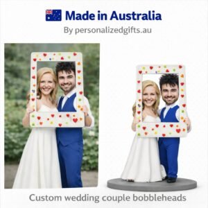 Wedding Caketopper Couple Taking Photo Bobblehead