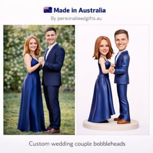Wedding Caketopper Formal Duet Anniversary Bobbleheads