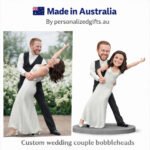 Wedding Caketopper Groom Holding Bride Dance