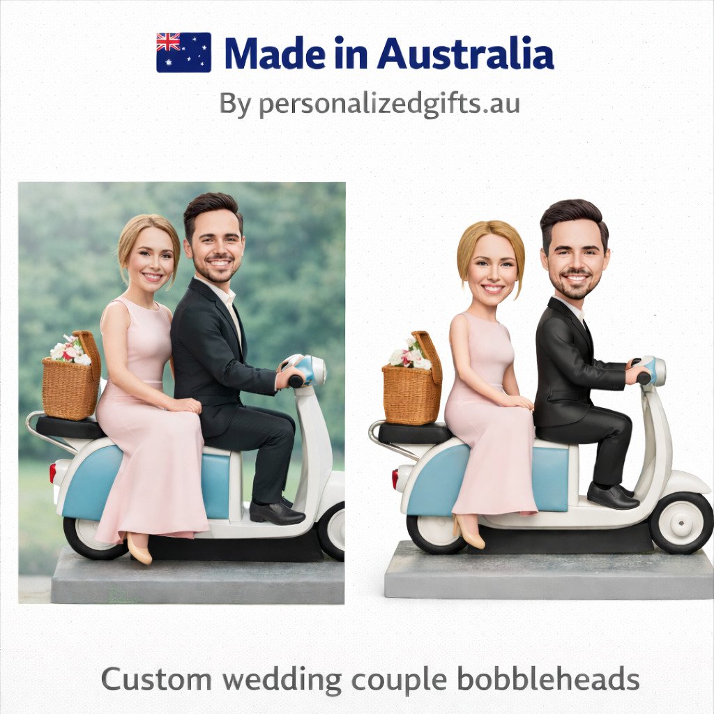 Wedding Caketopper Honeymoon Trip Bobblehead - Personalized Gifts For All Occasions Gift Supplier Wedding Caketopper Honeymoon Trip Bobblehead