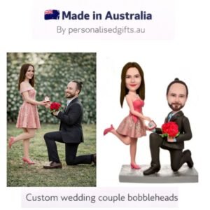 Wedding Caketopper Proposal Custom Bobblehead