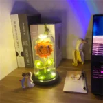 Wedding gifts for couple crochet flower lamp