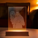 Wedding gifts for couple custom 2D photo glass