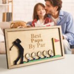 wooden golf sign fathers day gift