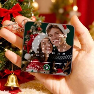 Custom Music Photo Keychain