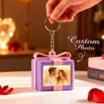 Custom Mirror Lamp Keychain
