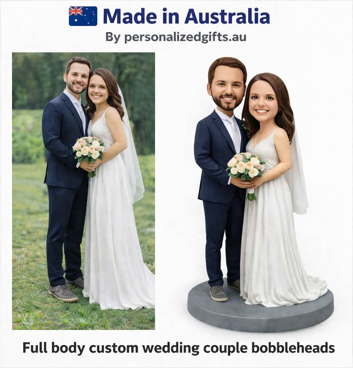 2 person Custom Bobbleheads - Personalized Gifts For All Occasions Gift Supplier 2 person Custom Bobbleheads
