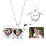 Custom Photo Name Necklace