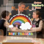 Custom Name Rainbow Night Light Australia | Back-to-School Teacher Gift - Personalized Gifts For All Occasions Gift Supplier Custom Name Rainbow Night Light Australia | Back-to-School Teacher Gift