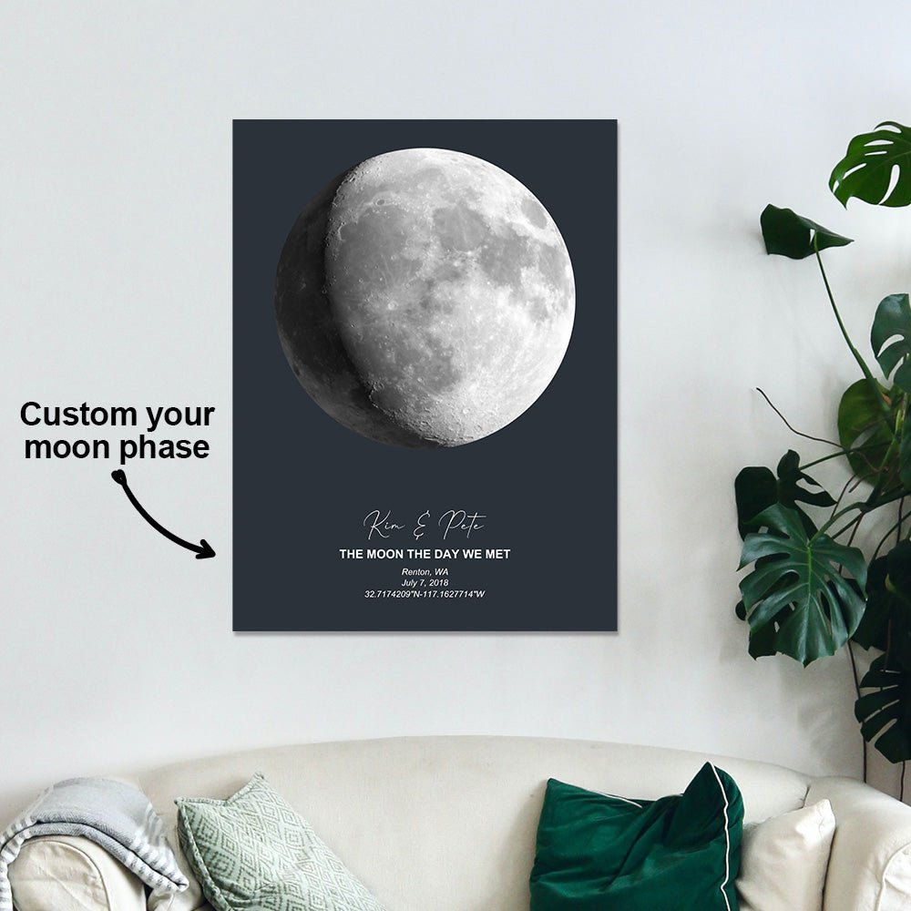 Custom Moon Phase Poster Australia | Personalised Anniversary Gift - Personalized Gifts For All Occasions Gift Supplier Custom Moon Phase Poster Australia | Personalised Anniversary Gift
