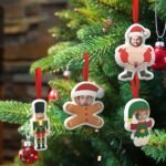 Custom Face Christmas Hanging Decorations Australia | Santa & Elf Personalized Ornaments
