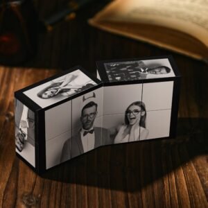 Custom Magic Cube Multi-Photo | Black Filter Cube Gift