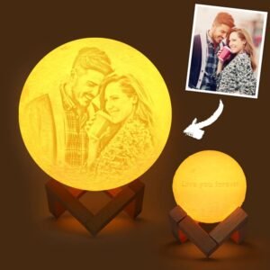 Custom Moon Lamp Australia | Photo & Text Luna Night Light Gift