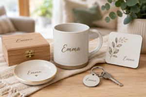 personalised-gifts-under-50. - Personalized Gifts For All Occasions Gift Supplier A selection of personalised gifts under including a custom mug and engraved keyring