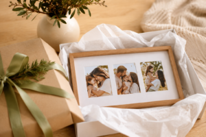 A personalised keepsake gift-wrapped and ready to send to a Sydney address