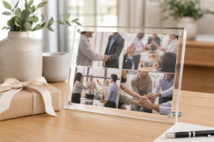 personalised-retirement-photo-gift-colleague - Personalized Gifts For All Occasions Gift Supplier A personalised photo gift celebrating a colleague's retirement and career