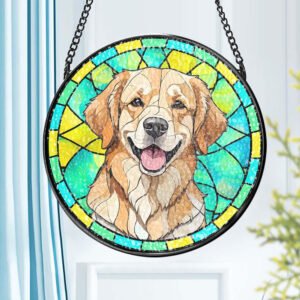 Custom Pet Stained Glass Suncatcher Pet Ornament Remembrance Gifts for Pet Lovers - Personalized Gifts For All Occasions Gift Supplier Custom Pet Stained Glass Suncatcher Pet Ornament Remembrance Gifts for Pet Lovers