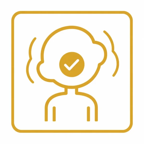 Icon of a person with a checkmark badge indicating a verified profile.