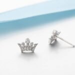 Crown Stud Earrings Australia | 925 Sterling Silver Gift