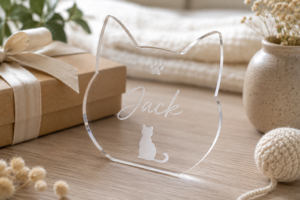 personalised-cat-name-keepsake-gift - Personalized Gifts For All Occasions Gift Supplier An engraved keepsake personalised with a cat's name for a cat lover