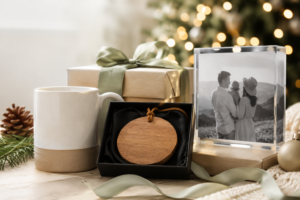 A curated selection of personalised Christmas gifts arranged for giving in Australia 2026