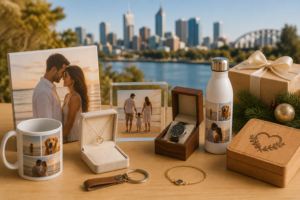 Personalised birthday, wedding, anniversary and Christmas gifts arranged for delivery across Perth and Western Australia.
